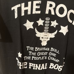 WWE Rock Brahma Bull Great One People’s Champ Final Boss Wrestling Shirt XL New