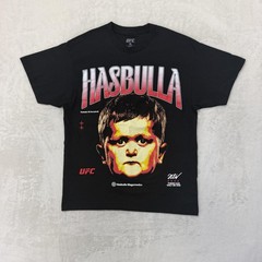 UFC Hasbulla Magomedov Shirt Mens Large Black MMA Graphic Tee Vs Everybody