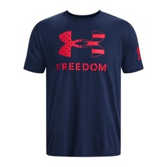Under Armour Men’s Freedom Logo T-Shirt Academy Red Medium