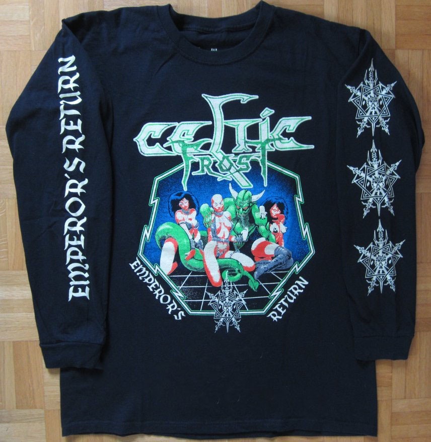 Rare Celtic Frost band collection black long sleeve Unisex Shirt All Size UU173