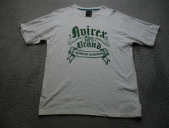 Avirex Shirt Mens XL White Avirex Brand Since 1975 Graphic Tee Crewneck Y2K