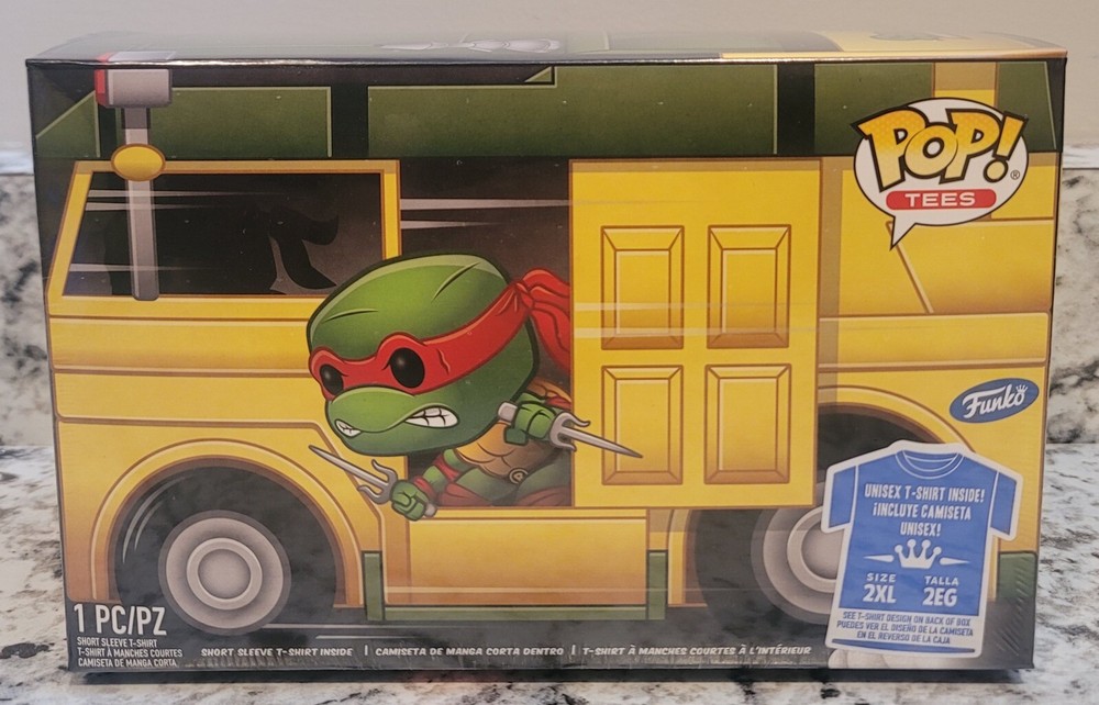 Funko Pop Tees Tennage Mutant Ninja Turtles TMNT XXL T-Shirt! New In Box!