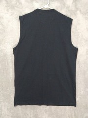 Duluth Trading Co Shirt Mens Large Black Relaxed Fit Longtail T Sleeveless