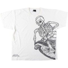 Used 90’S-00’S NO FEAR Skull Pattern Surf Skate T-Shirt Men’s XXL equivalent…