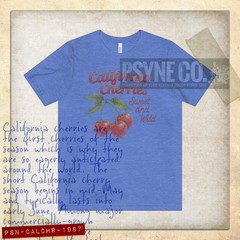 California Cherries Sweet and Wild 1987 Vintage Men’s T-Shirt