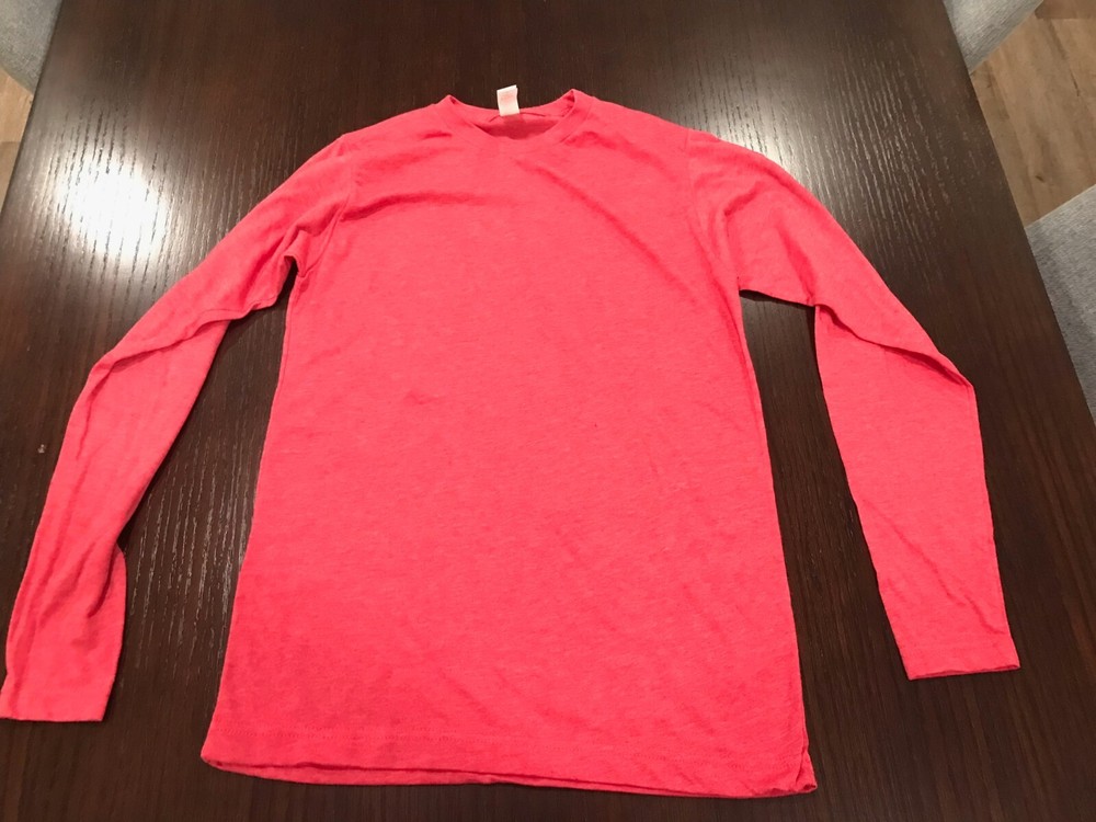 Tultex 242 Unisex Poly-Rich Long Sleeve T-Shirt, Size Small (Loc 9)