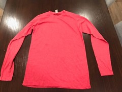 Tultex 242 Unisex Poly-Rich Long Sleeve T-Shirt, Size Small (Loc 9)