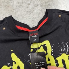 Red Ape Attitude Shirt Mens Big 4X Black Skull Graphic Tee Urban Streetwear