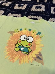 Vintage 90’s 1998 Keroppi Frog Sanrio Tag T Shirt XL Green Single Stitch