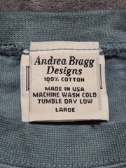 VTG. Single Stitch Andrea Bragg L Designs Shirt Tribal Graphic Tie-DyeBlue L/S