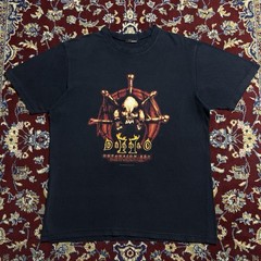Vintage 2001 Diablo 2 Lord Of Destruction Expansion Set Promo Video Game Tee 00s