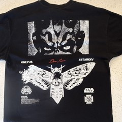 Darc Sport Star Wars Maul & The Moth Grunge Black Graphic Logo Tee M LCTT067