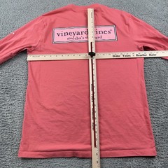 Vineyard Vines Shirt Mens Small Pink Long Sleeve Pocket Preppy Lightweight
