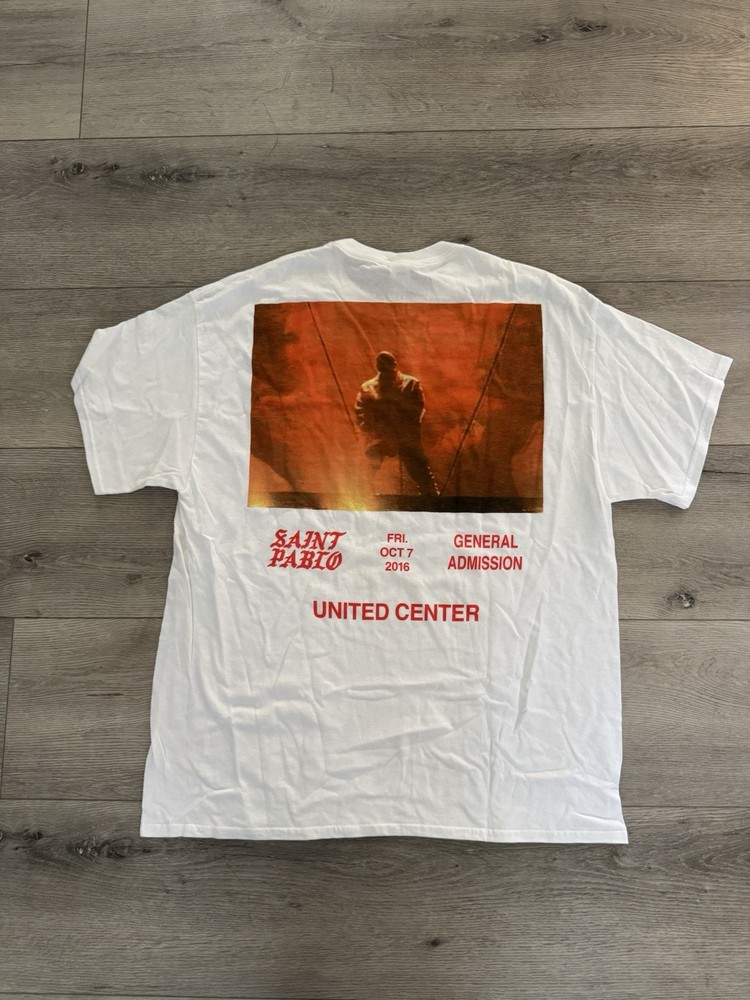 Kayne West Saint Pablo T Shirt Mens XL 2016 Tour Merch General Admission Y2K