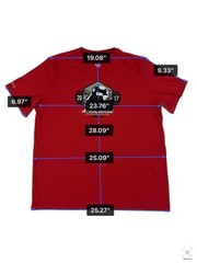 The Champion 2017 Run Disney Star Wars The Dark Side Challenge T Shirt Red S 2XL