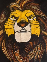 Mufasa The Lion King Disney Men’s Black Graphic T Shirt Size XL
