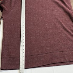 Banana Republic Men’s Thermal Shirt Size XL Crew Neck Long Sleeve Burgundy
