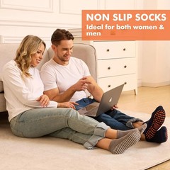 Grip Socks for Women Men- Non Slip Grippy Sticky Anti Skid Slipper Sock for …