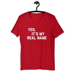 Yes, It’s My Real Name T-Shirt, Chevy Chase, SNL, Christmas Vacation, 70s