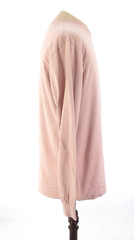 Colorful Standard T Shirt Organic Cotton Pre Washed Pale Pink Long Sleeve Size L