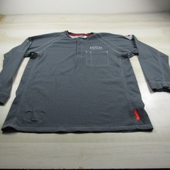 Bulwark Shirt Mens Large Gray Henley FR Fire Resistant IQ Westex Pocket Cat 2 A3