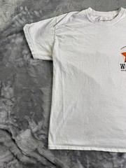 Travis Scott Astroworld Festival 2018 T-Shirt Houston Texas White Cotton M Used