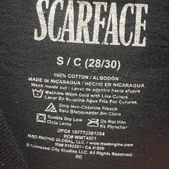 Scarface movie promo black and white cotton t-shirt size Small