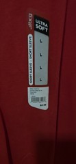 BCG Ultra Soft Cotton Crew Neck Short Sleeve T-Shirt Red Men’s Size L
