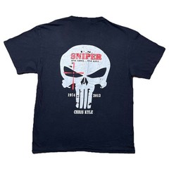Chris Kyle Sniper Skull Stewie Family Guy T Shirt Mens L Double Graphic Novelty