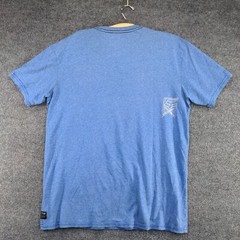 Fox Racing Men’s Slim Fit T-Shirt Blue XL Short Sleeve Crew Neck Straight Hem