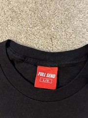 Full Send Shirt Mens Large Black High Value Male Graphic Tee T-Shirt Honduras