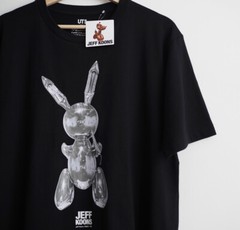 Jeff Koons Rabbit Stainless Steel 1986 Sculpture Art Graphic Uniqlo T shirt