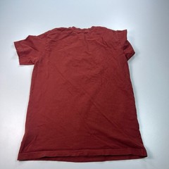 The North Face Shirt Mens Medium Red Crew Neck Standard Fit Logo Outdoors