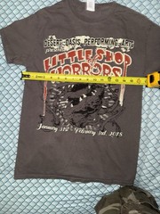 Gildan Ultra Cotton Men’s Gray Little Shop of Horrors Audrey II Graphic Tee S