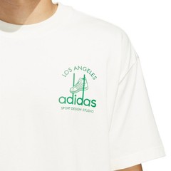 adidas Originals Sport Design Studio Jabbar Graphic Tee Ivory Basketball Unisex