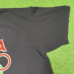 Vintage 2000s Official Olympics USA Sports Black T-Shirt Y2K Men’s XL – 24.5×29