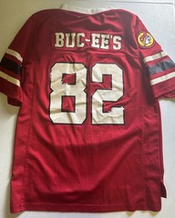 Buc-ee’s Store Official Red Mesh Football Jersey Texas #82 Men’s Sz M Medium
