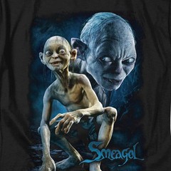 Lor Smeagol Licensed Adult Unisex T-Shirt Regular Fit Tee SM-3X