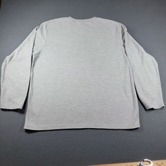 Tommy Bahama Mens Gray Long Sleeve Waffle Knit Crew Neck Shirt ZTB97769 Size XL