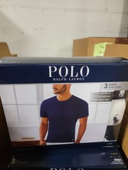 Men’s POLO RALPH LAUREN W/Wicking 3-Pack Crew Cotton Undershirts, Size XL