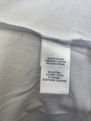 NEW Kenneth Cole Men’s Large White T-Shirt Short Sleeve Crew Neck The Pocket Tee