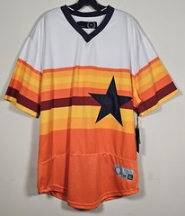 Maxi Milian Jersey Size XL Chest 24 Inches Star Shirt New Orange White