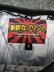 Fresh Prints Of Tokyo Drill Clothing Co. Shirt Mens Small White Black Print Tee