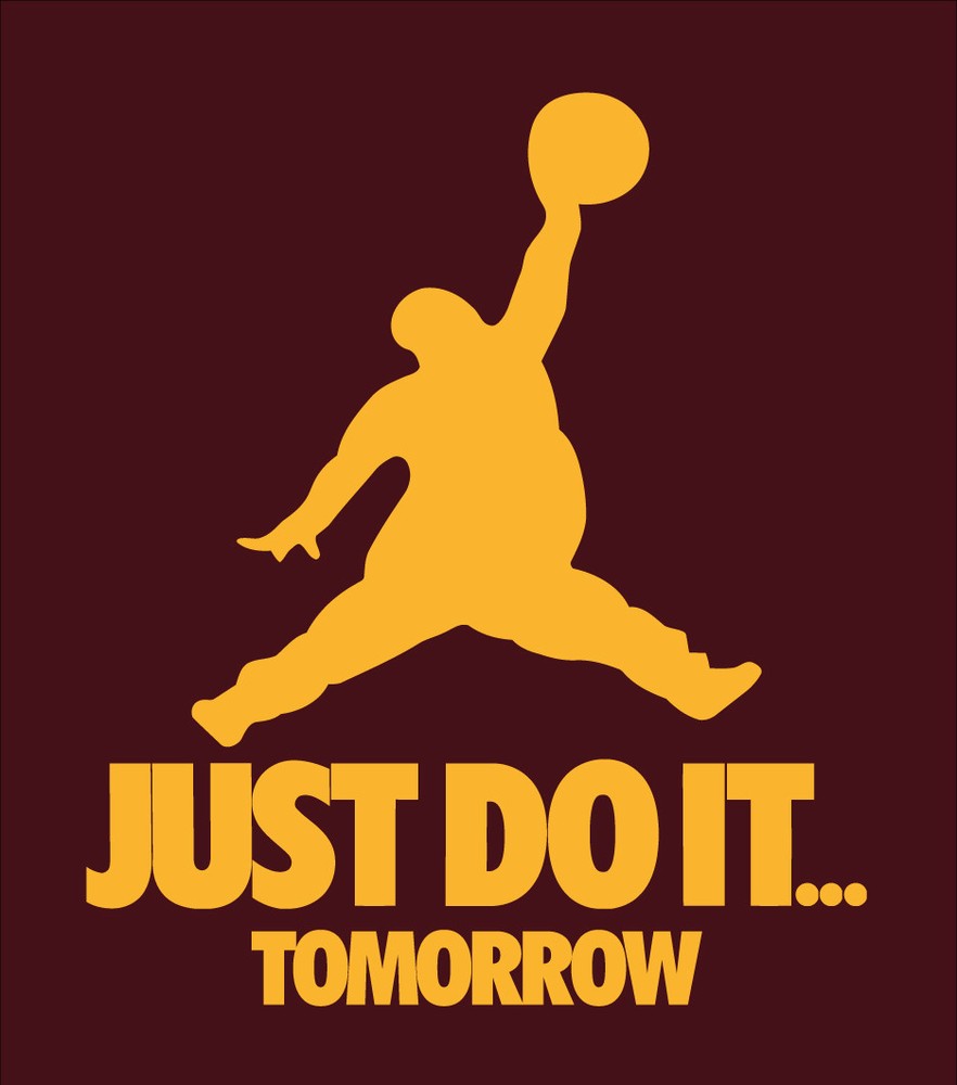 Just Do It Tomorrow parody shirt Funny Procrastination basketball lazy gamer