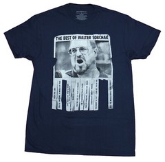 The Big Lebowski Mens T-shirt – Best of Walter Sobchak Pull Tab Quotes