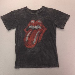 The Rolling Stones Short Sleeve Band Crew Neck T Shirt Mens Size M Gray 15978