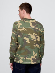 NWT – GAP Men’s Camouflage Heavyweight Thermal Long Sleeve T-Shirt Sz M – $44