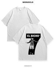 Vintage Football Legend Illustration Graphic Tee Streetwear Soccer Player Art To