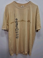 Crazy Shirts Bill’s Bait Beer Shop Graphic Tee Fishing Hawaii L