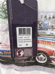 STEVE MCQUEEN HERO SEVEN MED T SHIRT MOTOWN SHAKER BOBBY WOOD DRAG CARS